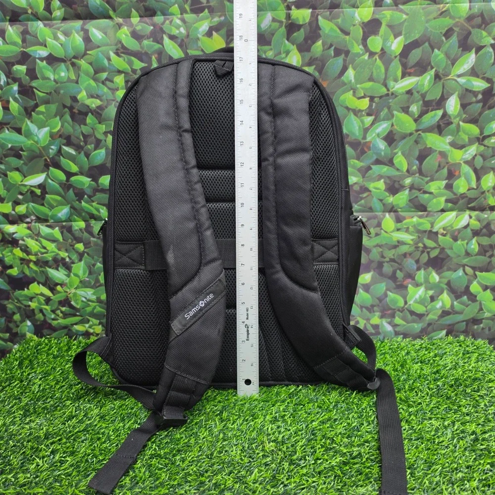 Samsonite Laptop Backpack Black Ballistic Nylon Tech Travel Bag Luggage Strap